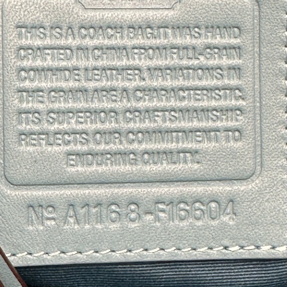 Coach Mineral Soho Pleat Patent Shoulder Tote Bag + COA +Coach Dust Bag NWT! - Picture 7 of 14